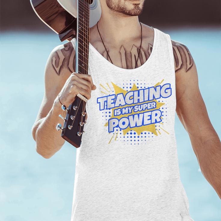 TEACHING IS MY SUPER POWER Teacher Appreciation Men Tank Top, Super Teacher Tank Tops, gift for family, gift for coworker TEACHING IS MY SUPER POWER Teacher Appreciation Men Tank Top, Super Teacher Tank Tops, gift for family, gift for coworker