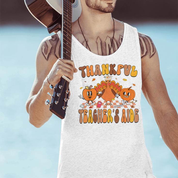 Thankful Teacher's Aide Thanksgiving Autumn Fall Women Men Men Tank Top, gift for family, gift for coworker Thankful Teacher's Aide Thanksgiving Autumn Fall Women Men Men Tank Top, gift for family, gift for coworker