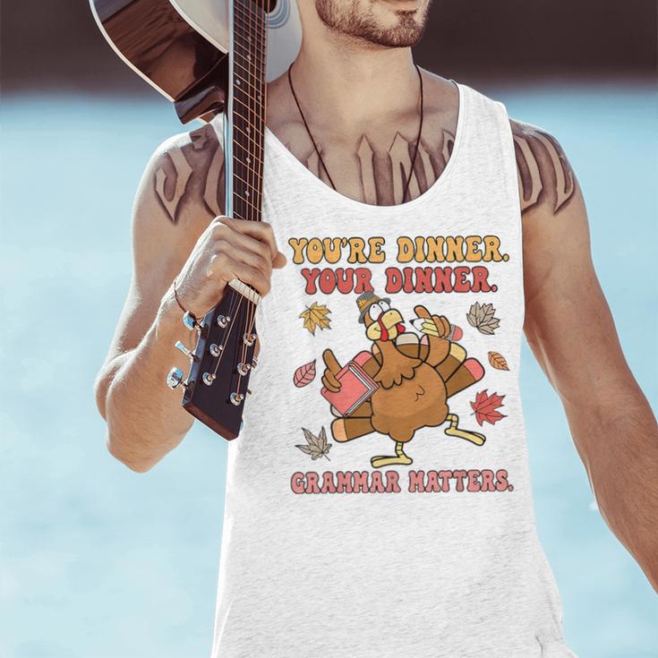 Thanksgiving Grammar Thankful English Teacher Fall Turkey Men Tank Top, English Teacher Tank Tops, gift for family, gift for coworker Thanksgiving Grammar Thankful English Teacher Fall Turkey Men Tank Top, English Teacher Tank Tops, gift for family, gift for coworker