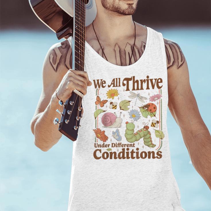 We All Thrive Under Different Conditions SPED Teacher Men Tank Top, gift for family, gift for coworker We All Thrive Under Different Conditions SPED Teacher Men Tank Top, gift for family, gift for coworker