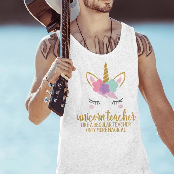 Unicorn Teacher Shirt For Women School Teacher Men Tank Top, gift for family, gift for coworker