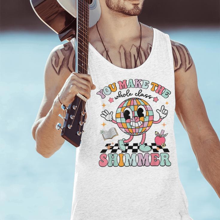 You Make The Whole Class Shimmer Teacher Era Back To School Men Tank Top, gift for family, gift for coworker