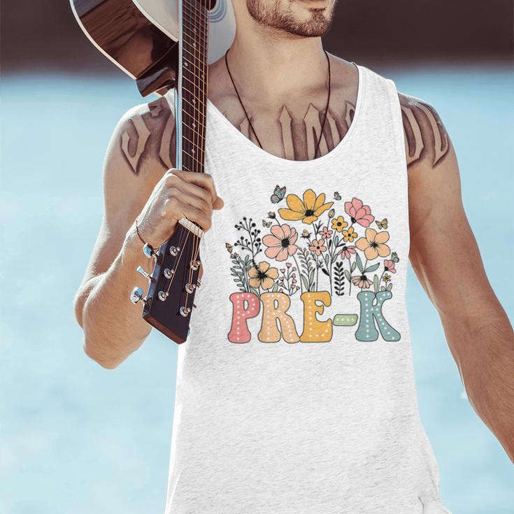 Wildflower Pre-K Preschool Team Floral Teacher Girls Men Tank Top, gift for family, gift for coworker Wildflower Pre-K Preschool Team Floral Teacher Girls Men Tank Top, gift for family, gift for coworker