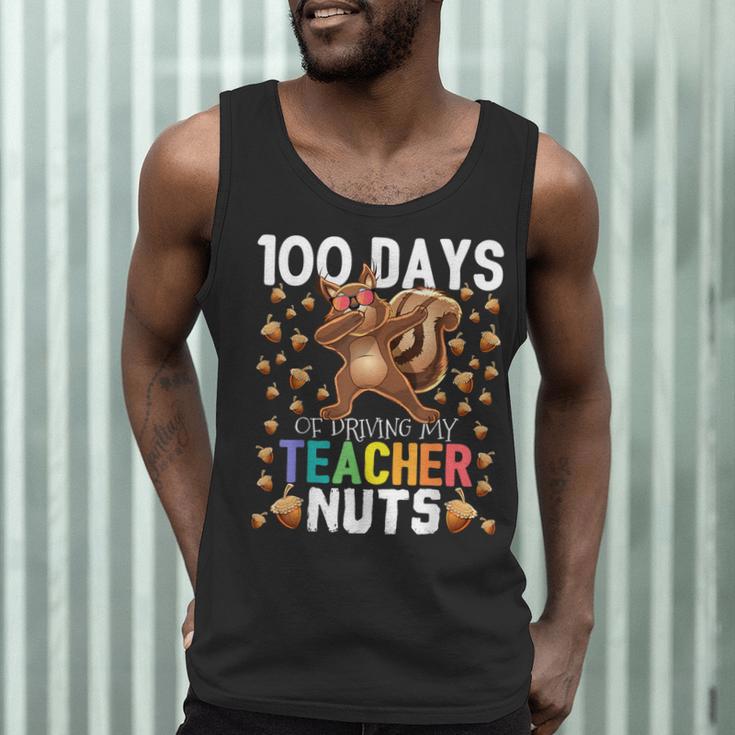 100 Days Of Driving My Teacher Nuts Dabbing Squirrel School Men Tank Top, novelty gifts, funny gifts