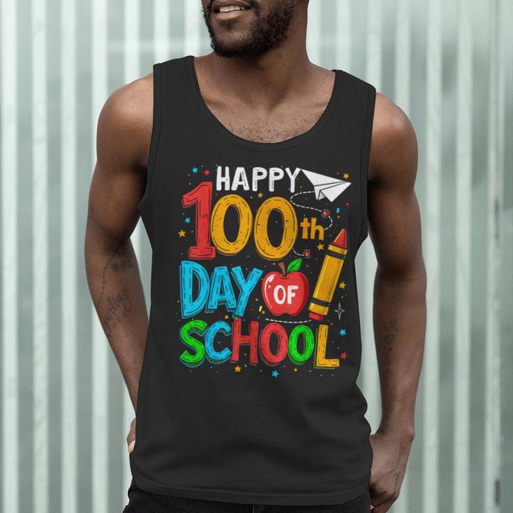 100th Day Of School Teachers Kids Happy 100 Days Men Tank Top, novelty gifts, funny gifts