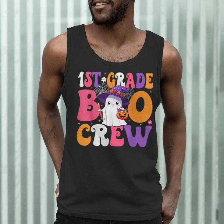 1st Grade Boo Crew Halloween First Grade Halloween Teacher Men Tank Top, novelty gifts, funny gifts 1st Grade Boo Crew Halloween First Grade Halloween Teacher Men Tank Top, novelty gifts, funny gifts