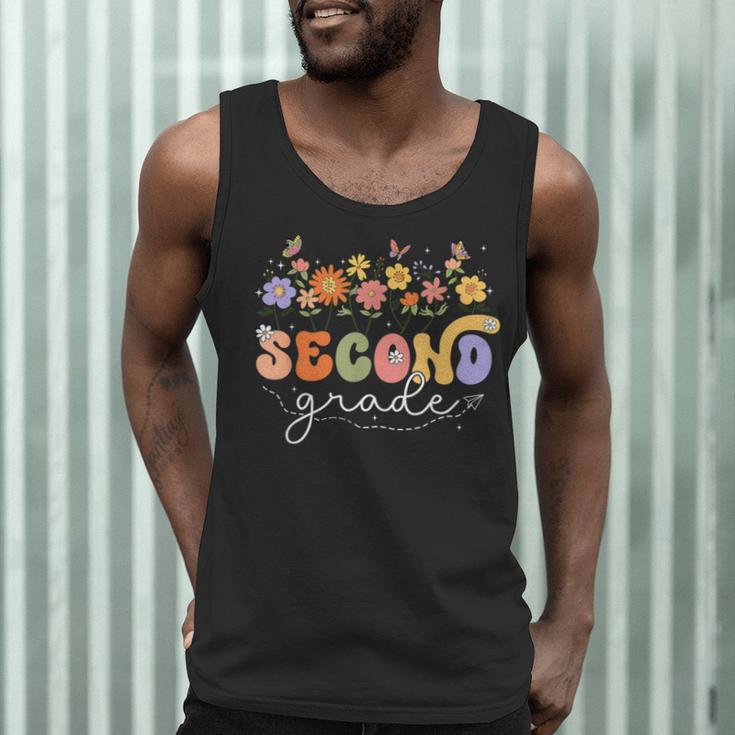2nd Second Grade Teacher Wildflower Back To School Floral Men Tank Top, novelty gifts, funny gifts 2nd Second Grade Teacher Wildflower Back To School Floral Men Tank Top, novelty gifts, funny gifts