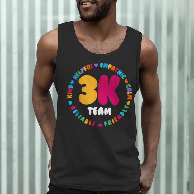 3K Team & Teacher Squad Threes Crew PreK Elementary Team Men Tank Top, novelty gifts, funny gifts 3K Team & Teacher Squad Threes Crew PreK Elementary Team Men Tank Top, novelty gifts, funny gifts