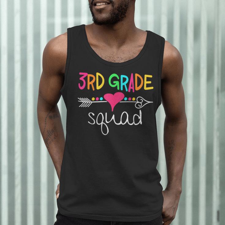 3rd Grade Squad Third Teacher Student Team Back To School Men Tank Top, novelty gifts, funny gifts