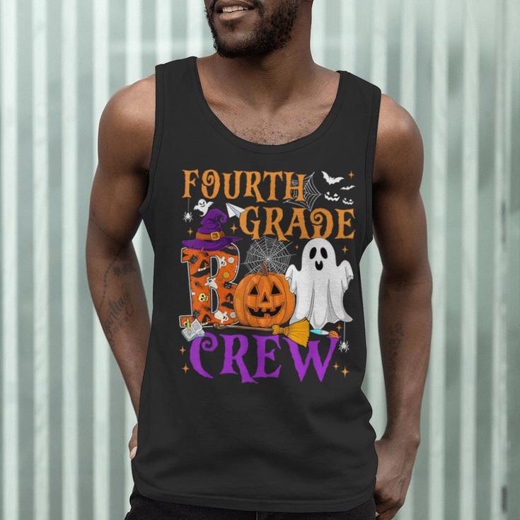 4th Grade Boo Crew Teacher Student Halloween Costume Men Tank Top, novelty gifts, funny gifts