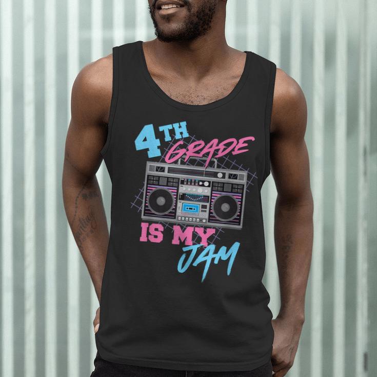 4th Grade Is My Jam Vintage 80s Boombox Teacher Student Men Tank Top, novelty gifts, funny gifts 4th Grade Is My Jam Vintage 80s Boombox Teacher Student Men Tank Top, novelty gifts, funny gifts