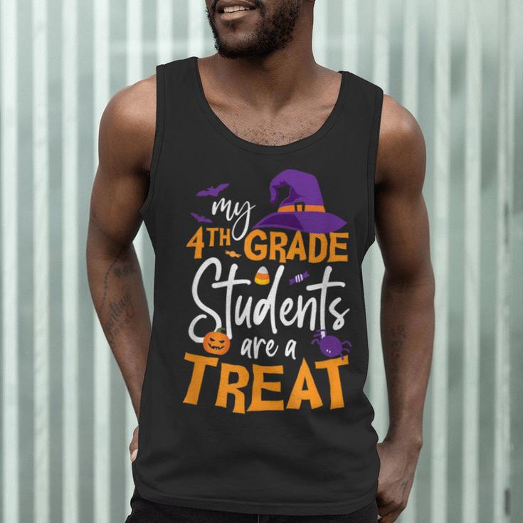 My 4th Grade Students Are a Treat Teacher Halloween Witch For Men Women Kids Men Tank Top, novelty gifts, funny gifts My 4th Grade Students Are a Treat Teacher Halloween Witch For Men Women Kids Men Tank Top, novelty gifts, funny gifts