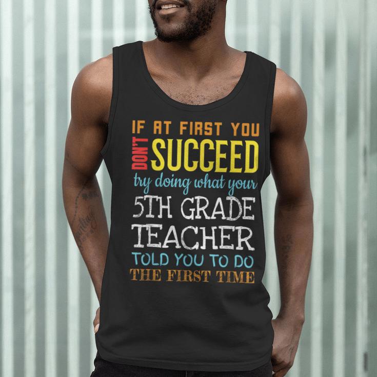 5th Grade Teacher Appreciation Men Tank Top, novelty gifts, funny gifts