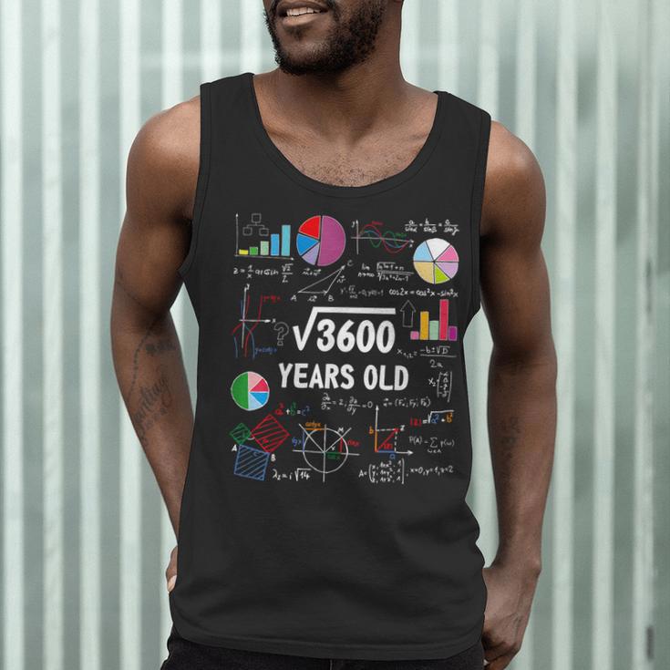 60 Year Old Math Teacher Square Root Of 3600 60th Birthday Men Tank Top, novelty gifts, funny gifts 60 Year Old Math Teacher Square Root Of 3600 60th Birthday Men Tank Top, novelty gifts, funny gifts