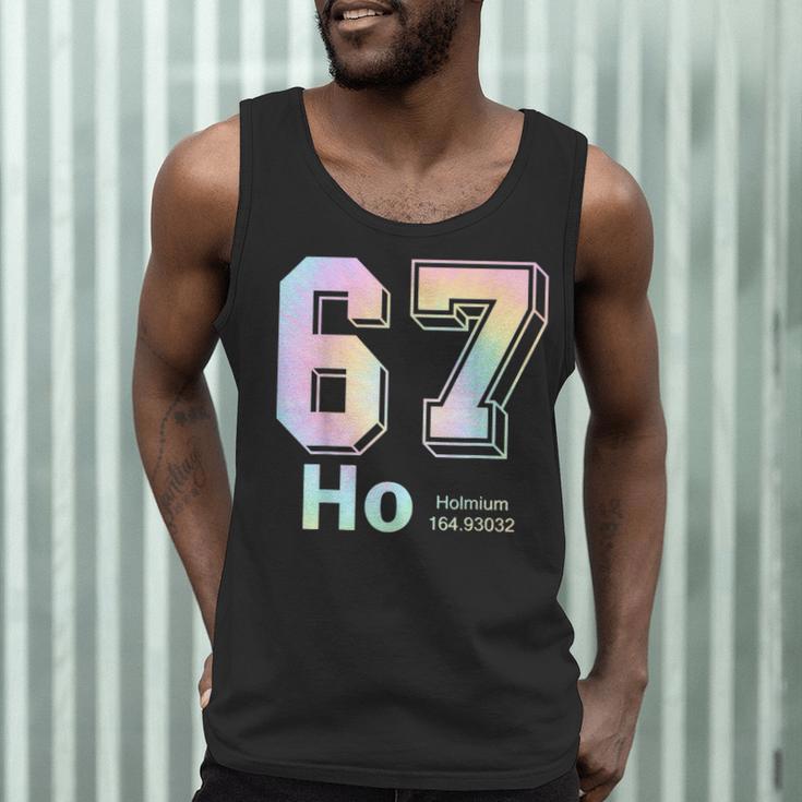 67 Ho Holmium Science Teacher Elements Table Six Seven Meme Men Tank Top, novelty gifts, funny gifts