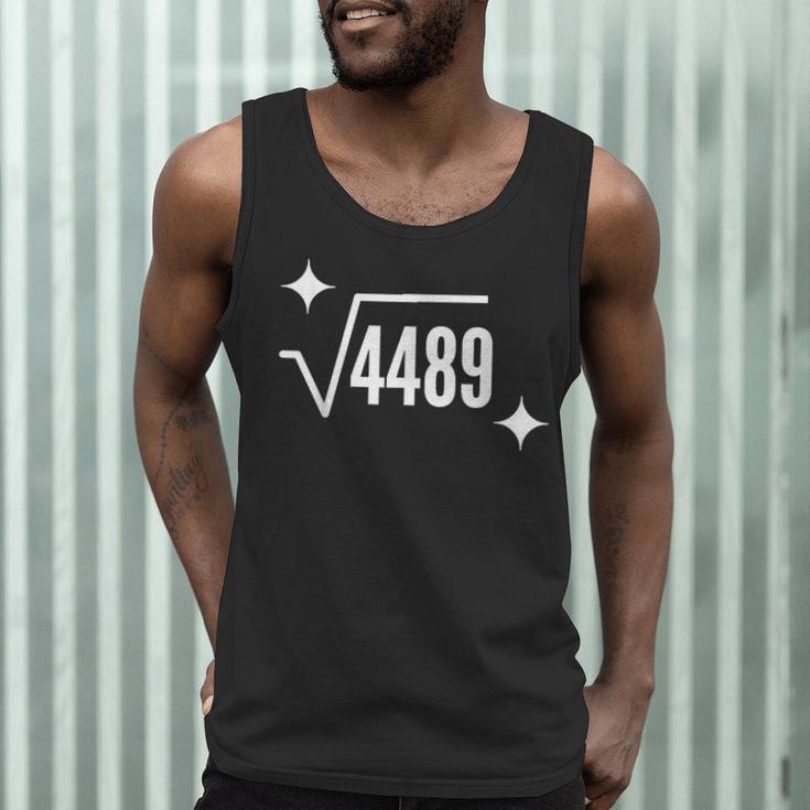 67 Meme Square Root 4489 Slang Math Teacher Men Women Men Tank Top, novelty gifts, funny gifts
