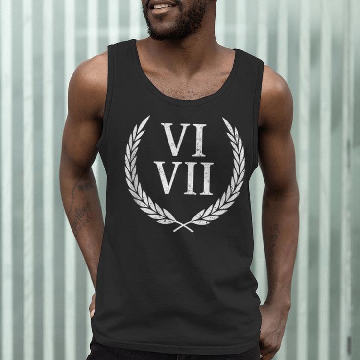 67 Roman Numerals Meme History Teacher Vintage History Men Tank Top, novelty gifts, funny gifts