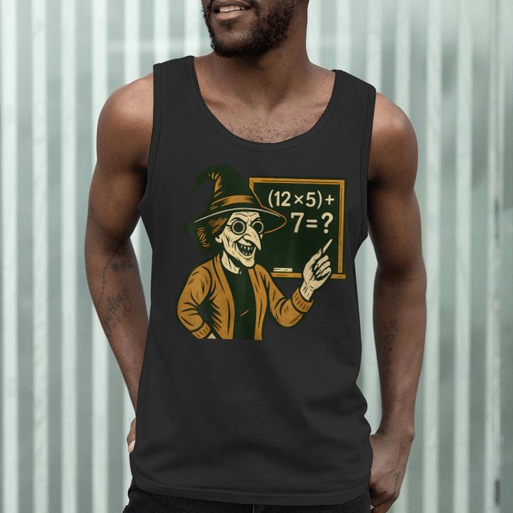 67 Teacher Halloween Witch Six Seven Meme Brainrot Math Joke Men Tank Top, novelty gifts, funny gifts
