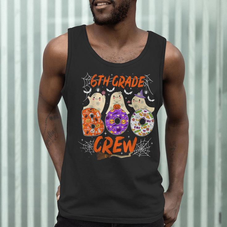 6th Grade Boo Crew Sixth Grade Halloween Teacher Kid Men Tank Top, novelty gifts, funny gifts