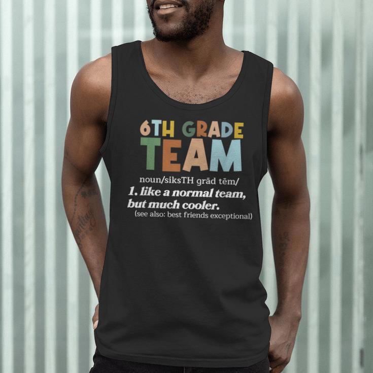6th Grade Team Teacher Like A Normal Team Sixth Grade Men Tank Top, novelty gifts, funny gifts