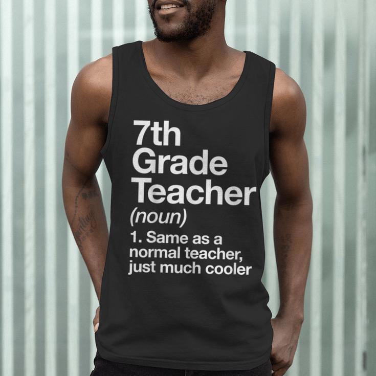 7th Grade Teacher Definition Back To School First Day Men Tank Top, novelty gifts, funny gifts 7th Grade Teacher Definition Back To School First Day Men Tank Top, novelty gifts, funny gifts