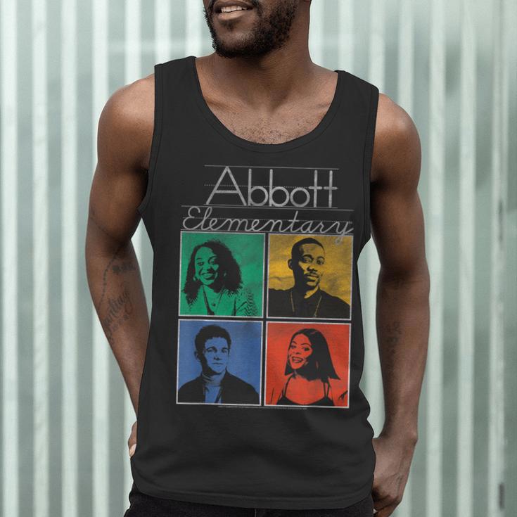 Abbott Elementary Colorful Pop Art Teachers TV Show Men Tank Top, novelty gifts, funny gifts Abbott Elementary Colorful Pop Art Teachers TV Show Men Tank Top, novelty gifts, funny gifts