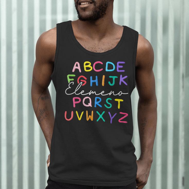 ABC Elemeno Kindergarten Teacher Boy Girl Kid Back To School Men Tank Top, novelty gifts, funny gifts