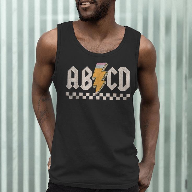 ABCD Back In Class First Day Back To School Teacher Student Men Tank Top, novelty gifts, funny gifts ABCD Back In Class First Day Back To School Teacher Student Men Tank Top, novelty gifts, funny gifts