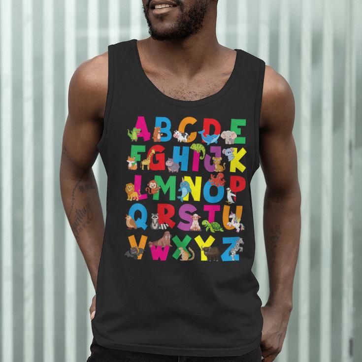 Alphabet Animals ABCs Zoo Kids Boys Girls Teacher Men Tank Top, novelty gifts, funny gifts Alphabet Animals ABCs Zoo Kids Boys Girls Teacher Men Tank Top, novelty gifts, funny gifts
