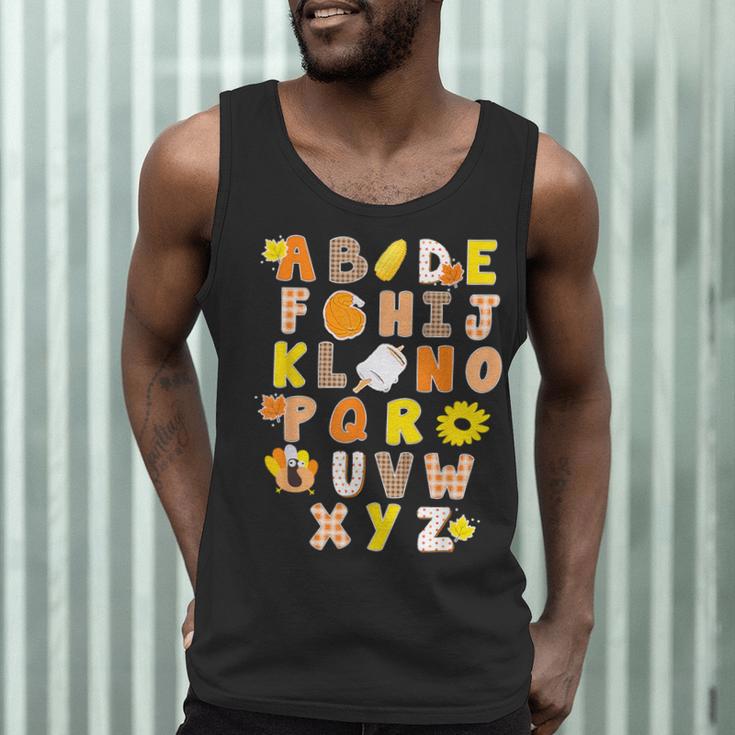 Alphabet Turkey Thanksgiving Costume Preschool Teacher Men Women Men Tank Top, novelty gifts, funny gifts Alphabet Turkey Thanksgiving Costume Preschool Teacher Men Women Men Tank Top, novelty gifts, funny gifts