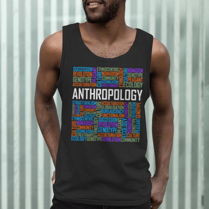 Anthropology Words Anthropologist Teacher Men Tank Top, novelty gifts, funny gifts Anthropology Words Anthropologist Teacher Men Tank Top, novelty gifts, funny gifts
