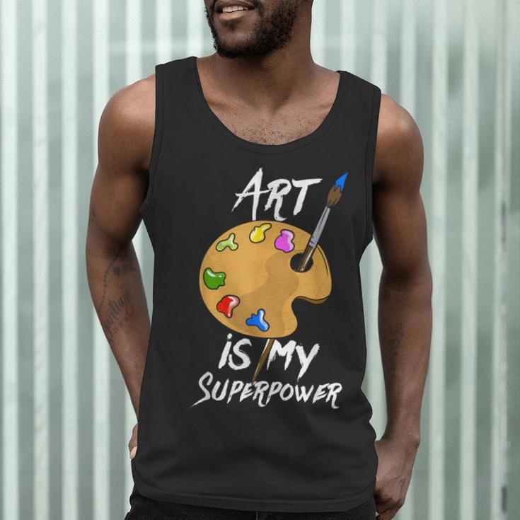 Art Is My Superpower Drawing Art Teacher Artists Men Tank Top, novelty gifts, funny gifts Art Is My Superpower Drawing Art Teacher Artists Men Tank Top, novelty gifts, funny gifts