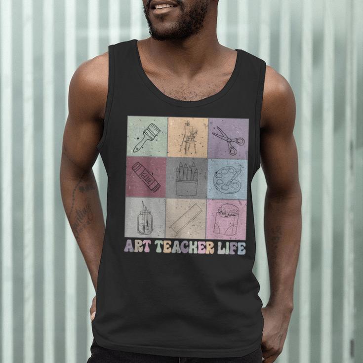 Art Teacher Life Retro Groovy Teaching Future Artists Men Tank Top, novelty gifts, funny gifts Art Teacher Life Retro Groovy Teaching Future Artists Men Tank Top, novelty gifts, funny gifts