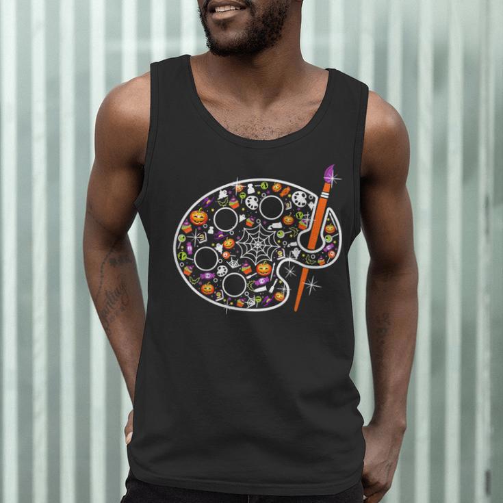 Art Teacher Pumpkin Scary Halloween Costume Men Women Men Tank Top, novelty gifts, funny gifts