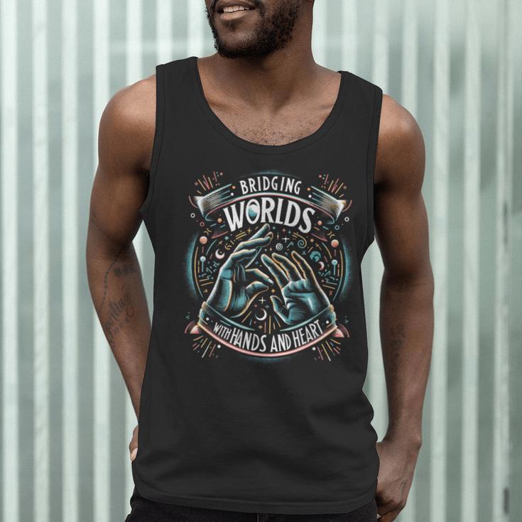 ASL Interpreter Deaf ASL Teacher American Sign Language Men Tank Top, novelty gifts, funny gifts