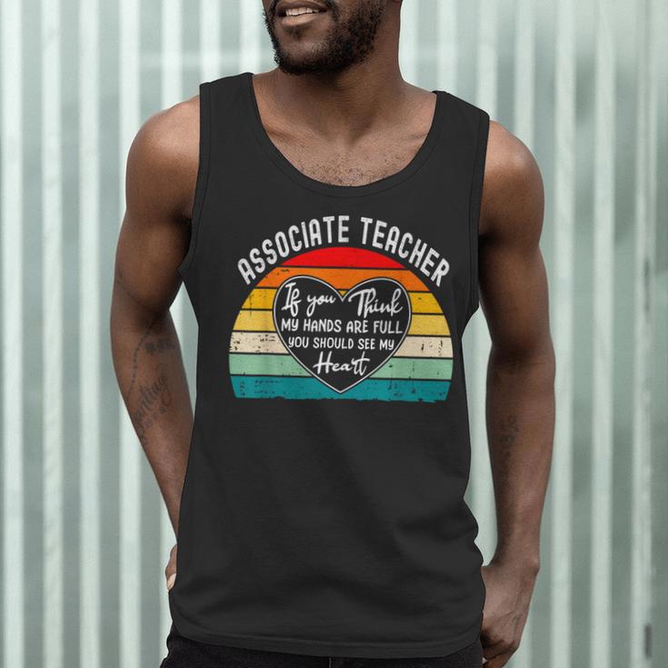 Associate Teacher If You Think My Hands Are Full Men Tank Top, novelty gifts, funny gifts Associate Teacher If You Think My Hands Are Full Men Tank Top, novelty gifts, funny gifts