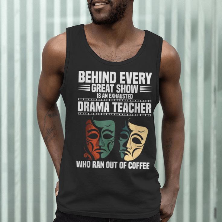 Theatre Teacher Drama Lover Theatre Mask Drama Teacher Men Tank Top, novelty gifts, funny gifts