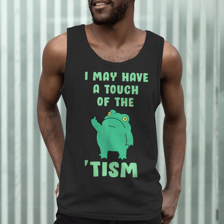 Autism Awareness Neurodiversity Teacher Frog I May Have A Touch Of The Tism Neurodivergent Small Men Tank Top, novelty gifts, funny gifts Autism Awareness Neurodiversity Teacher Frog I May Have A Touch Of The Tism Neurodivergent Small Men Tank Top, novelty gifts, funny gifts