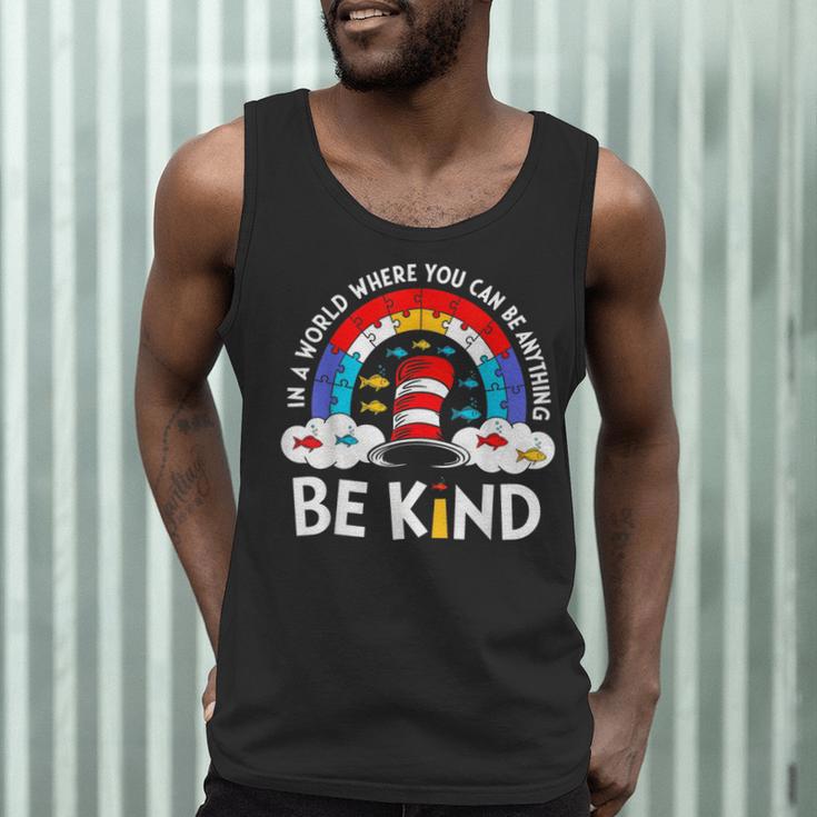 Autism Awareness For Teacher Why Fit In Doctor Cat Hat Cool Men Tank Top, novelty gifts, funny gifts Autism Awareness For Teacher Why Fit In Doctor Cat Hat Cool Men Tank Top, novelty gifts, funny gifts