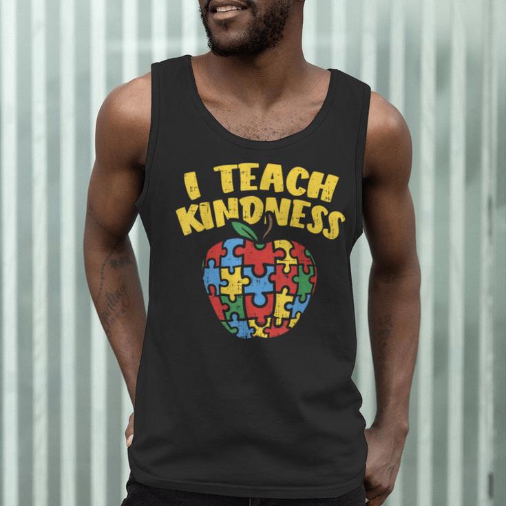 Autism Teacher Shirt I Teach Kindness Apple Puzzle Awareness Men Tank Top, novelty gifts, funny gifts Autism Teacher Shirt I Teach Kindness Apple Puzzle Awareness Men Tank Top, novelty gifts, funny gifts