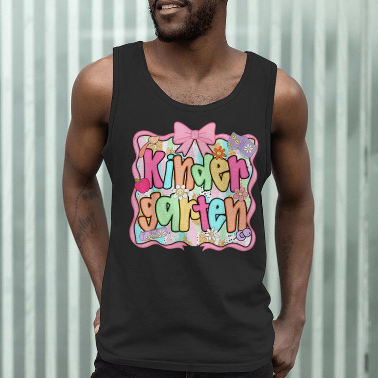 Back To School Kindergarten Preppy Teacher Girl Men Tank Top, novelty gifts, funny gifts Back To School Kindergarten Preppy Teacher Girl Men Tank Top, novelty gifts, funny gifts
