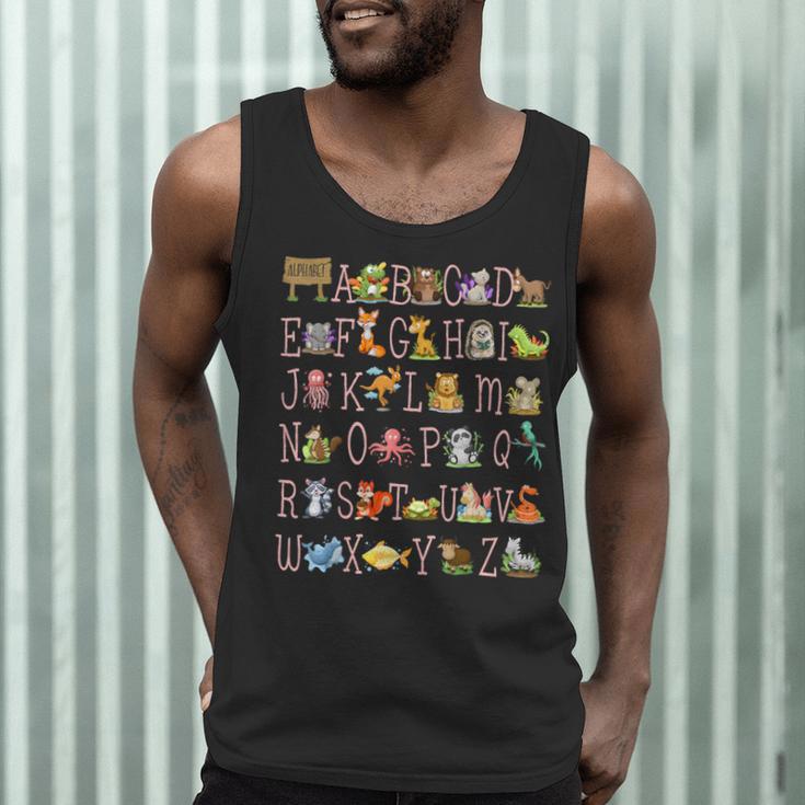 Back To School Kindergarten Teacher ABCs Animals Alphabet Men Tank Top, novelty gifts, funny gifts Back To School Kindergarten Teacher ABCs Animals Alphabet Men Tank Top, novelty gifts, funny gifts
