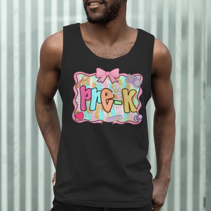 Back To School Pre-K Preppy Teacher Girl Men Tank Top, novelty gifts, funny gifts Back To School Pre-K Preppy Teacher Girl Men Tank Top, novelty gifts, funny gifts