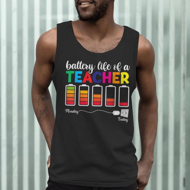 Battery Life Of a Teacher Shirt Thanksgiving Teacher Men Tank Top, novelty gifts, funny gifts Battery Life Of a Teacher Shirt Thanksgiving Teacher Men Tank Top, novelty gifts, funny gifts