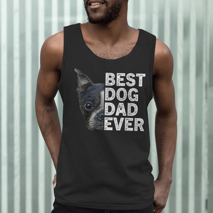 Best Dog Dad Ever Boston Terrier Dog Lover For Dad Men Women Girls Kids Men Tank Top, novelty gifts, funny gifts
