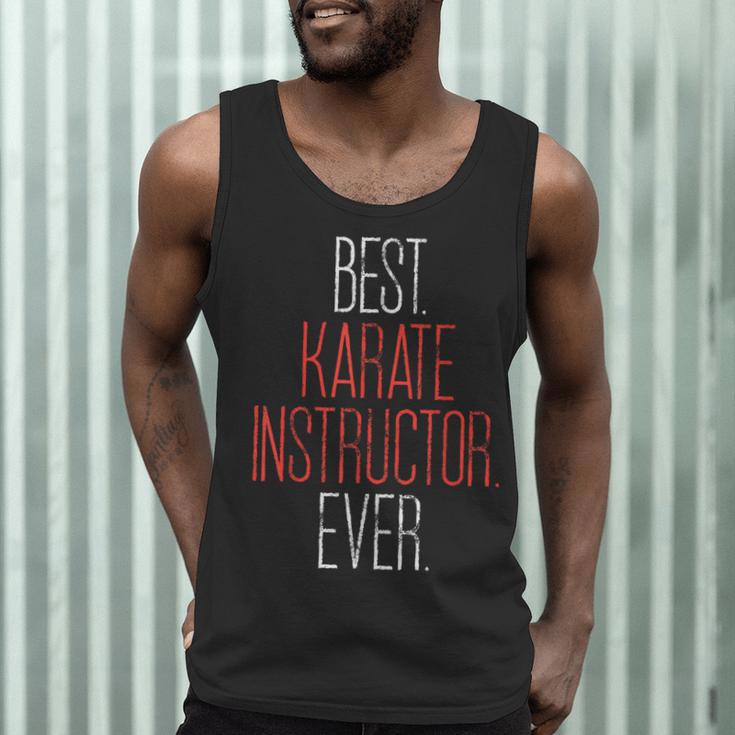 Best Karate Instructor Ever Martial Arts Teacher Sensei Men Tank Top, novelty gifts, funny gifts