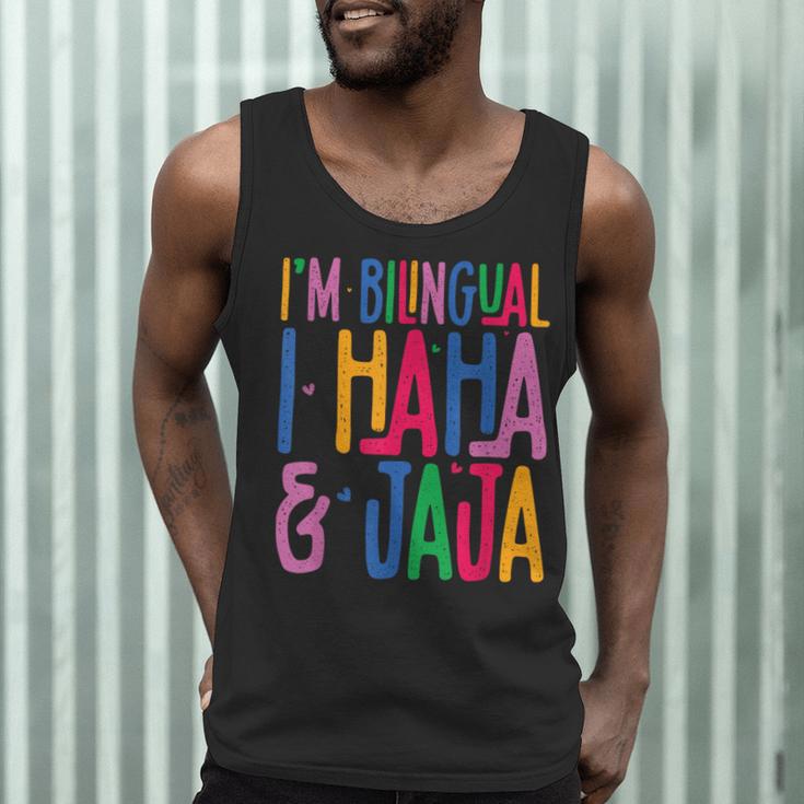 I Am Bilingual I Haha And Jaja Latina Latino Spanish Teacher Men Tank Top, novelty gifts, funny gifts I Am Bilingual I Haha And Jaja Latina Latino Spanish Teacher Men Tank Top, novelty gifts, funny gifts