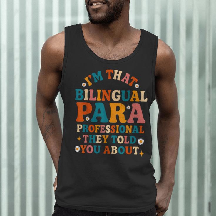 Bilingual Paraeducator Paraprofessional Parapro Teachers Men Tank Top, novelty gifts, funny gifts Bilingual Paraeducator Paraprofessional Parapro Teachers Men Tank Top, novelty gifts, funny gifts