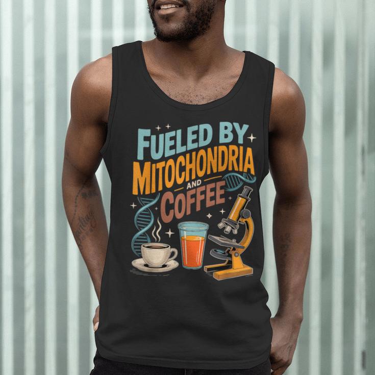 Biology Teacher Science Fueled By Mitochondria Coffee Men Tank Top, novelty gifts, funny gifts Biology Teacher Science Fueled By Mitochondria Coffee Men Tank Top, novelty gifts, funny gifts