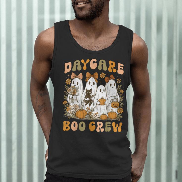 Boo Crew Daycare Teacher Matching Halloween Costume Ghost Men Tank Top, novelty gifts, funny gifts
